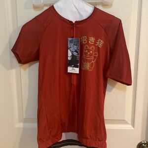 Ostroy lucky kitty cycling Jersey sz LG